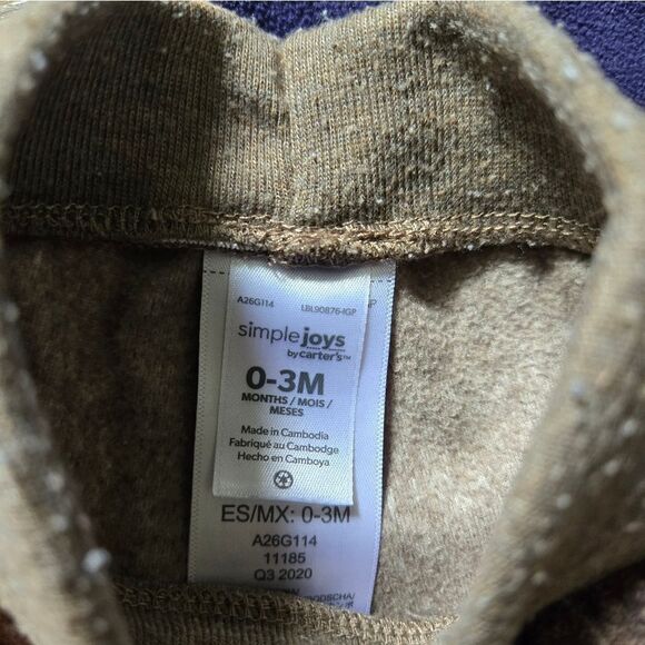 5/$10 Simple Joys by Carter's  0-3 m - Picture 2 of 2